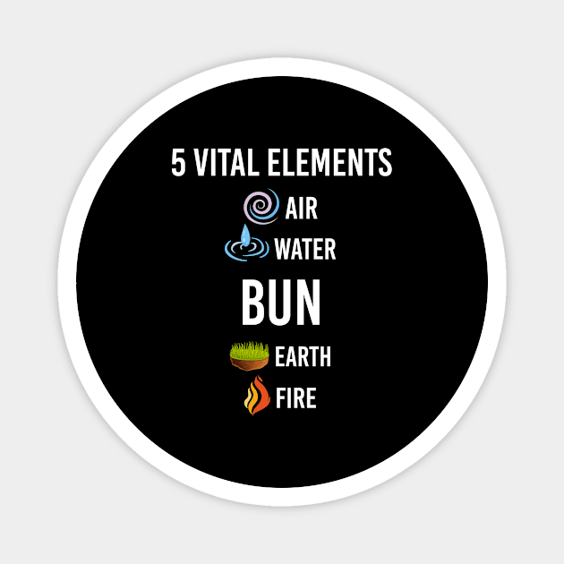 5 Elements Bun Magnet by symptomovertake